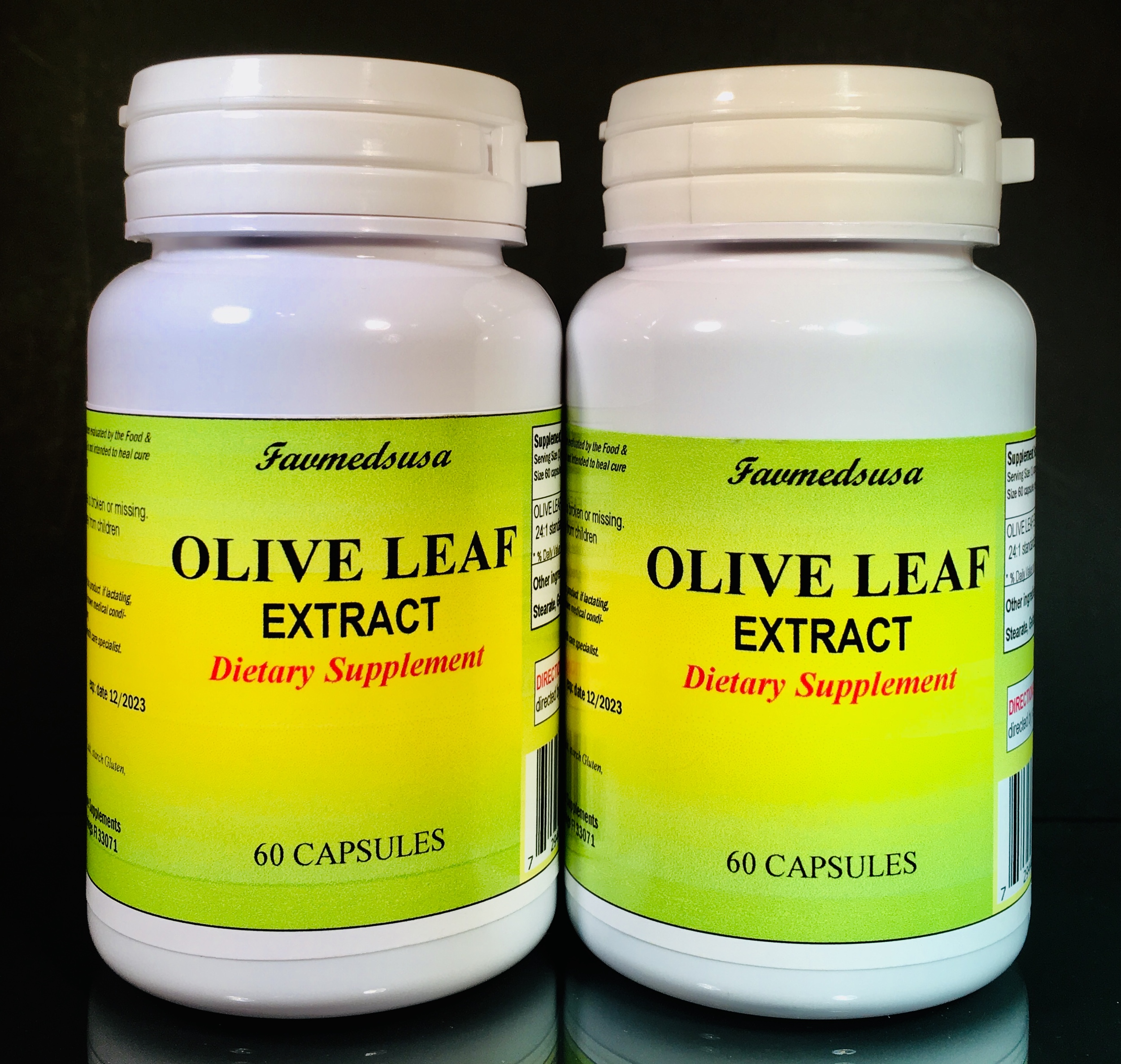 Olive Leaf Extract 500mg - 120 (2x60) tablets